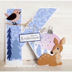 Marianne Design: "Eline's Winter Dreams Backgrounds"