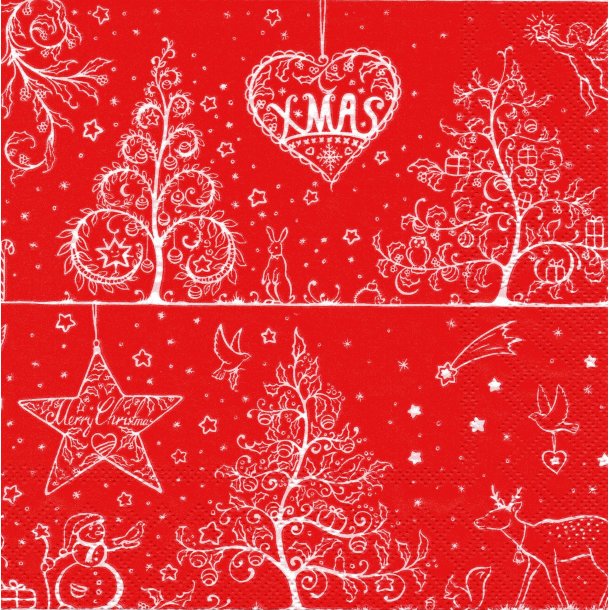 Ambiente: "Silhouette Negative" - red