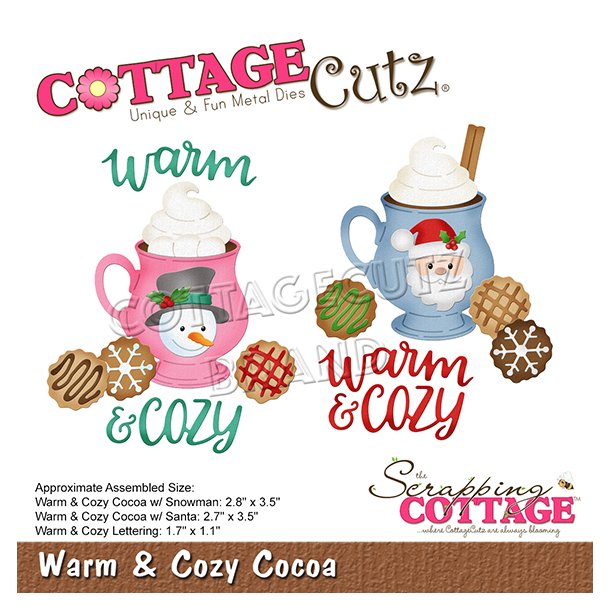 Cottage Cutz Dies "Warm &amp; Cozy Cocoa" 