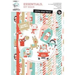 Studio Light: "Santa Stop Here" - A4 DIY Block