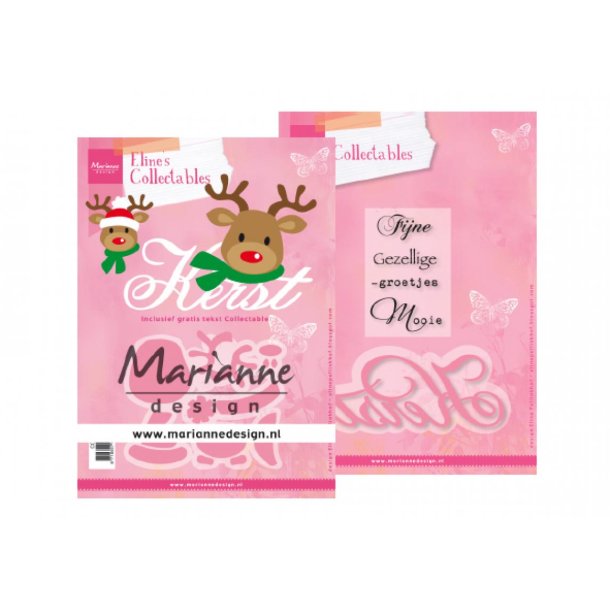 Marianne Design Dies "Elines Kerst Reindeer" COL1476