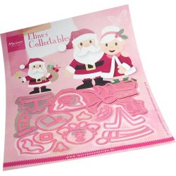 Marianne Design Dies "Elines Santa and Mrs. Claus" COL1517
