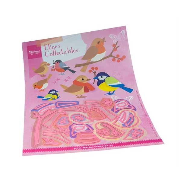 Marianne Design Dies "Elines Garden Birds" COL1534