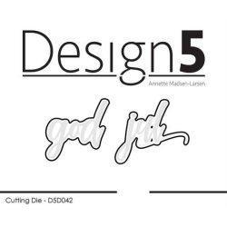 Design5: Stempel + Skyggedie "God Jul"  