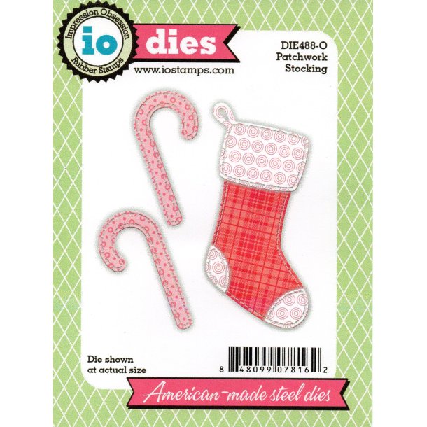 io Dies "Patchwork Stocking" 