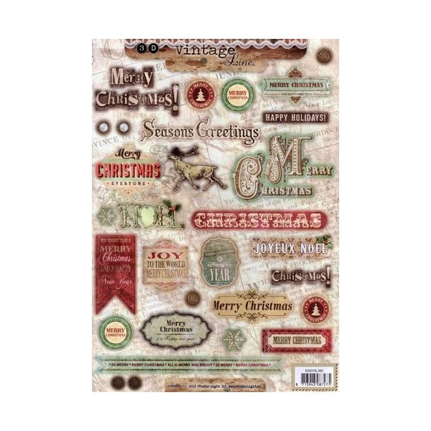 Studio Light - Die Cuts: "Vintage Line 362"