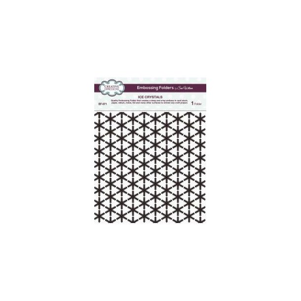 Creative Expressions Embossingfolder "Ice Crystals" 
