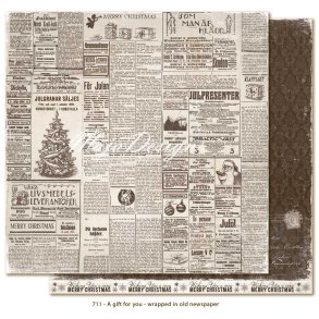 Maja Design: A Gift for You - Wrapped in Old Newspaper