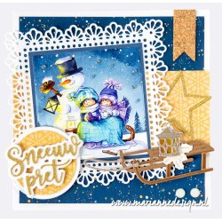 Marianne Design: "Hetty's Snoesjes - Snowfun"