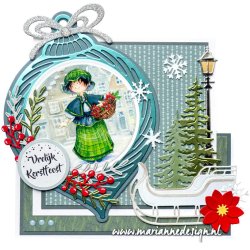 Marianne Design: "Hetty's Winter Snoesjes - City"