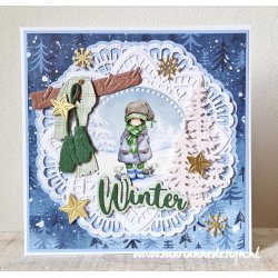 Marianne Design: "Hetty's Winter Snoesjes - Forest"