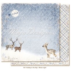 Maja Design: Holiday in the Alps - Winter Night