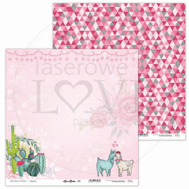 Laserowe LOVE: Love Llama - 03