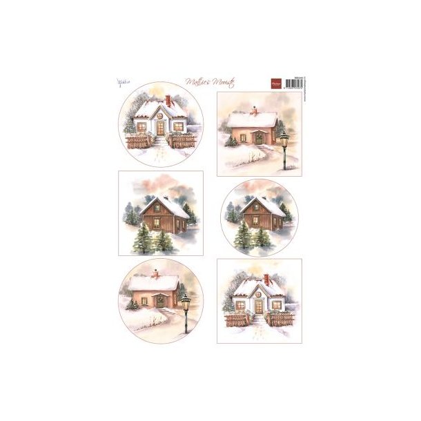 Marianne Design: "Mattie's Mooiste - Winter Cottages"