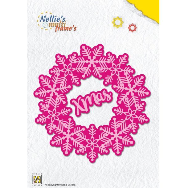 Nellie Snellen Dies "Christmas Wreath - Xmas"  