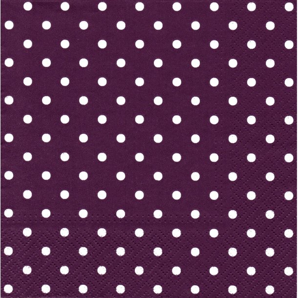 Paw: "Dots" - dark violet