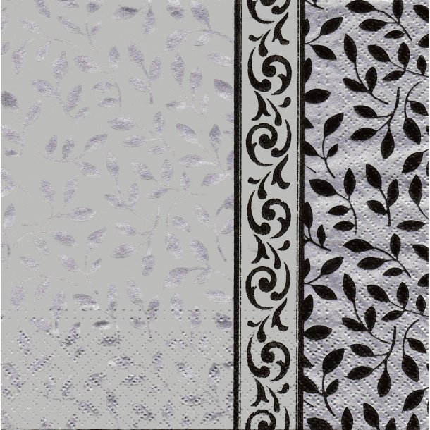Paw: "Arabesques" - grey/silver