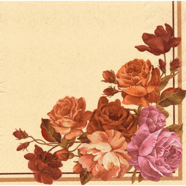 Paw: "Roses" - cream