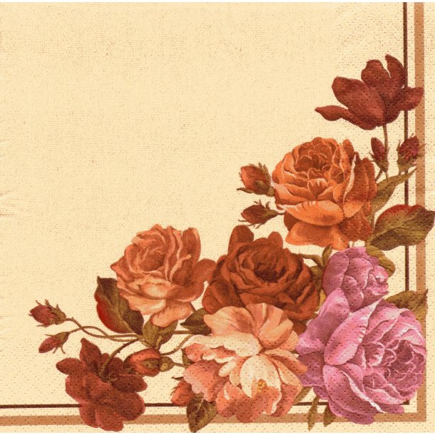 Paw: "Roses" - cream