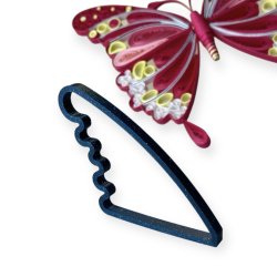 Quilling Sommerfugl Module Tool verste vinge, small 