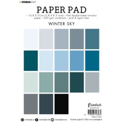 Studio Light - Unicolor Paper Pad: "Winter Sky"
