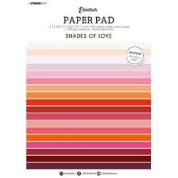 Studio Light - Unicolor Paper Pad: "Shades of Love"