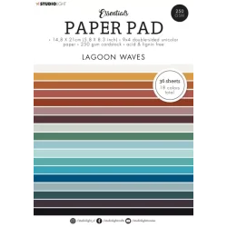 Studio Light - Unicolor Paper Pad: "Lagoon Waves"