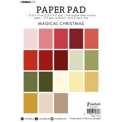 Studio Light - Unicolor Paper Pad: "Magical Christmas"