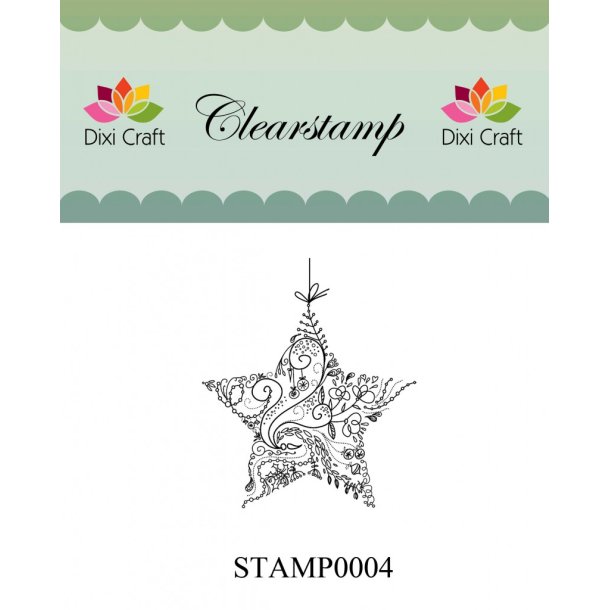 Dixi Craft Stempel "Stjerne"