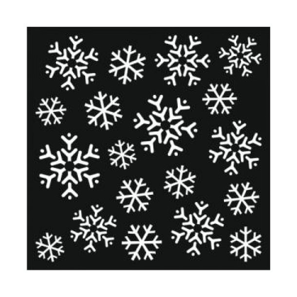 Creative Expressions stencil: "Snow Flurry"  