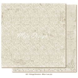 Maja Design: Vintage Romance - When I Saw You