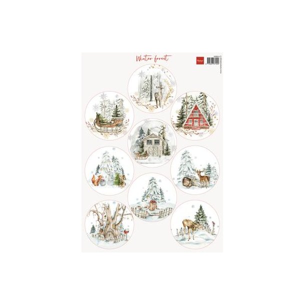 Marianne Design: "Winter Forest"