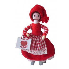 Anne Beate Design: Nissekone med shopping bag 2017