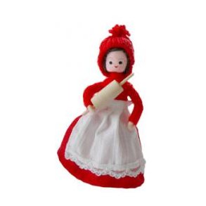 Anne Beate Design: Nissekone med kagerulle 1986