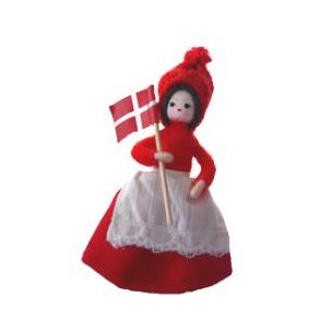 Anne Beate Design: Nissekone med flag 1999