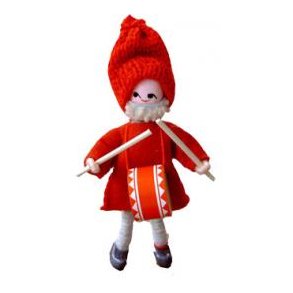 Anne Beate Design: Nissemand med tromme 1987