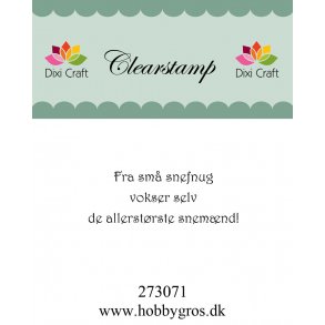 Dixi Craft Stempel 