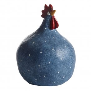 N��sgr�nsg�rden: Prikket h�ne 13 cm - denimbl�