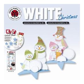 Karen Marie Klip: Gratis folder - White Christmas