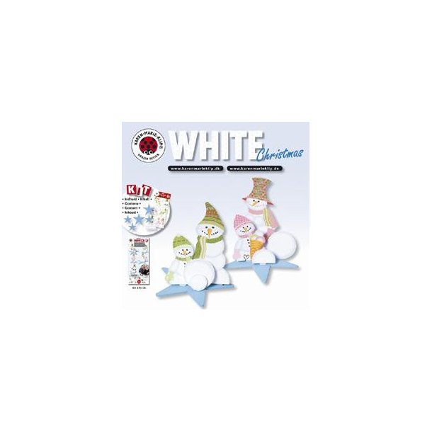 Karen Marie Klip: Gratis folder - White Christmas