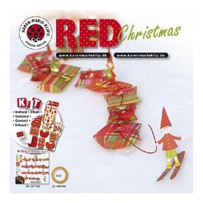 Karen Marie Klip: Gratis folder - Red Christmas