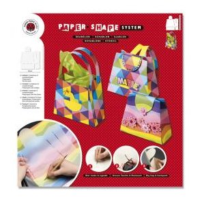 Karen Marie Klip: Skabelon - Stor taske og rygsk, Paper-shape system