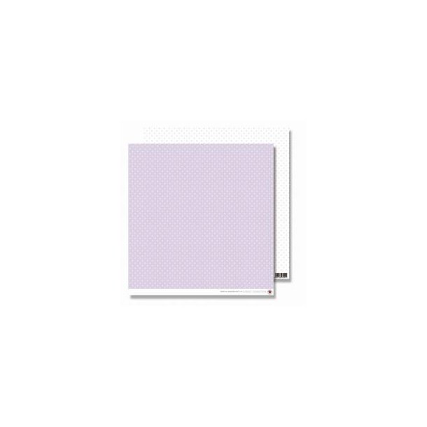 Karen Marie Klip: Scrapbookingark - White & Lavender Dots