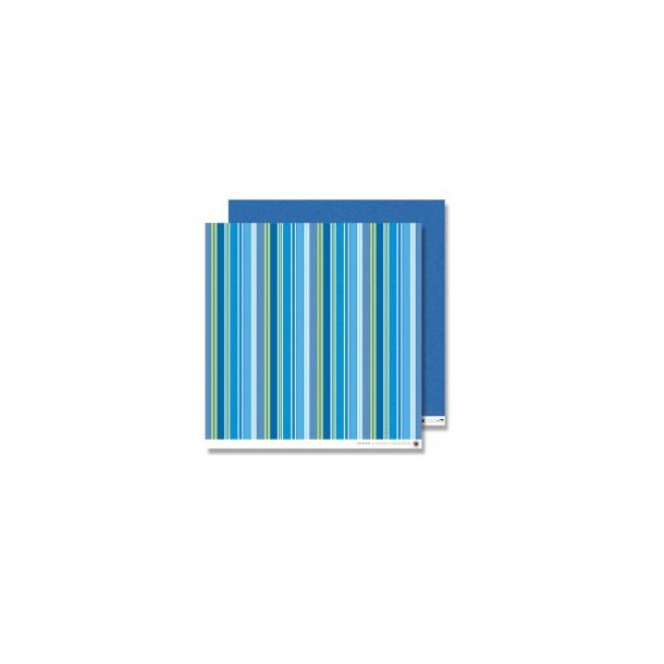 Karen Marie Klip: Scrapbookingark - Stripes Blue