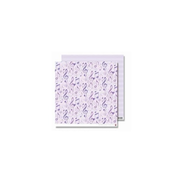 Karen Marie Klip: Scrapbookingark - Lilac Notes