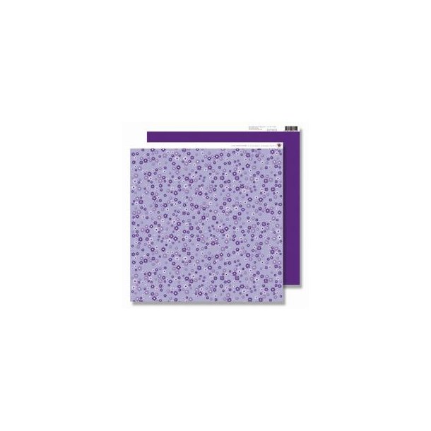 Karen Marie Klip: Scrapbookingark - Lilac Mini Flowers
