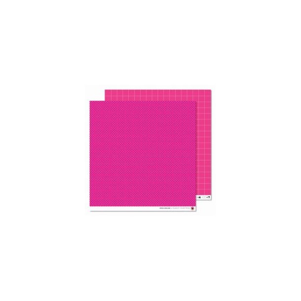 Karen Marie Klip: Scrapbookingark - White & Pink Dots