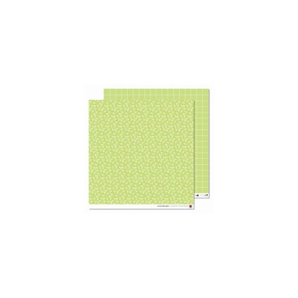 Karen Marie Klip: Scrapbookingark - Leef Pattern Green