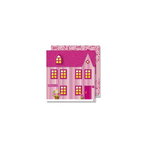 Karen Marie Klip: Scrapbookingark - Home Sweet Home Pink