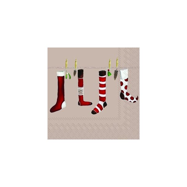 IHR: "Crazy Christmas Stocking" hør - kaffeserviet